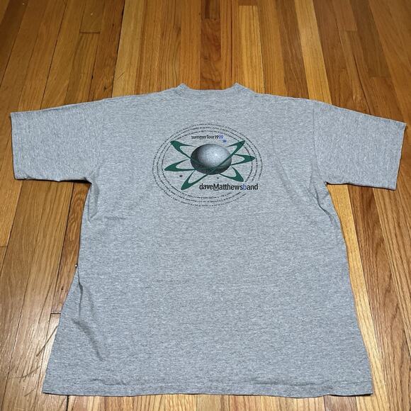 Vintage 1999 Dave Matthews Band Summer Tour XL Gray T-Shirt Merch. 90s All Sport - Picture 3 of 8